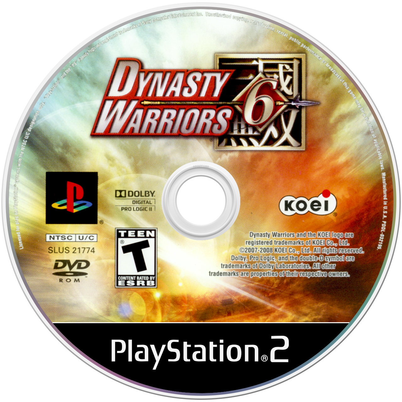 Dynasty Warriors 6 media 4 for Playstation 2